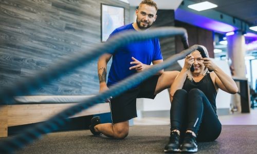 Verschil tussen fitnestrainer A en B Verschil tussen fitnestrainer A en B